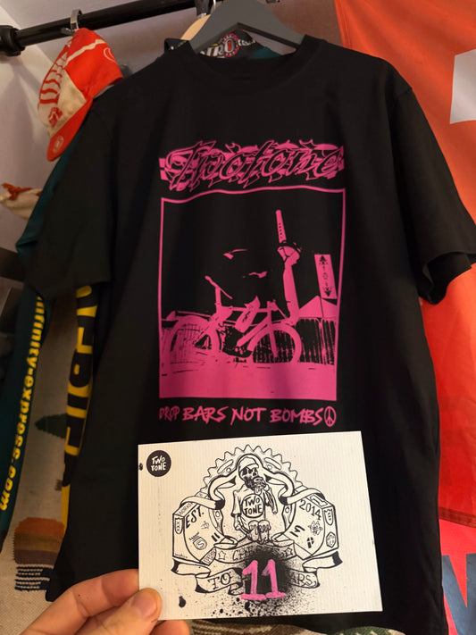 Twotone 11 Year Drop Bars Not Bombs Short Sleeve T
